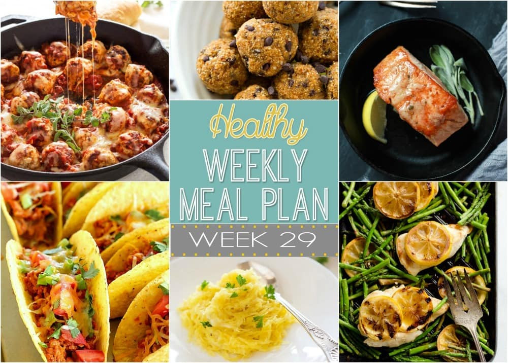 Dinners For The Week Ideas
 Healthy Weekly Meal Plan 29 Yummy Healthy Easy