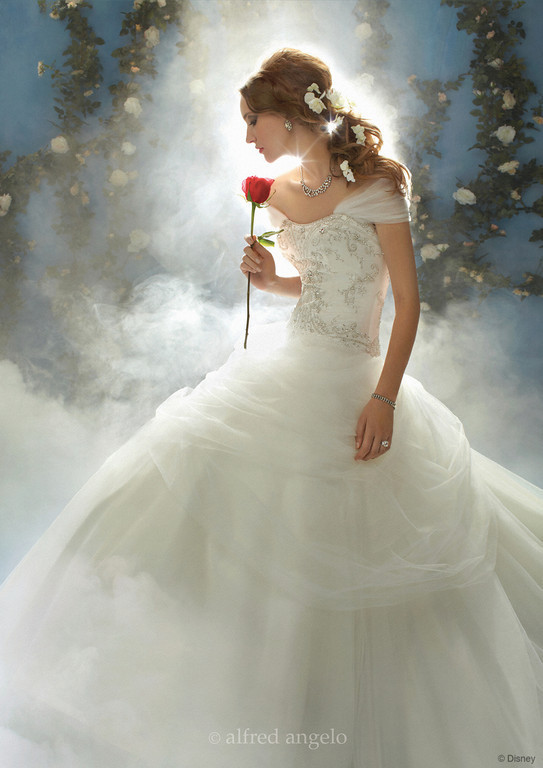 Disney Belle Wedding Dress
 Disney Fairytale Wedding Dresses by Alfred Angelo Bridal
