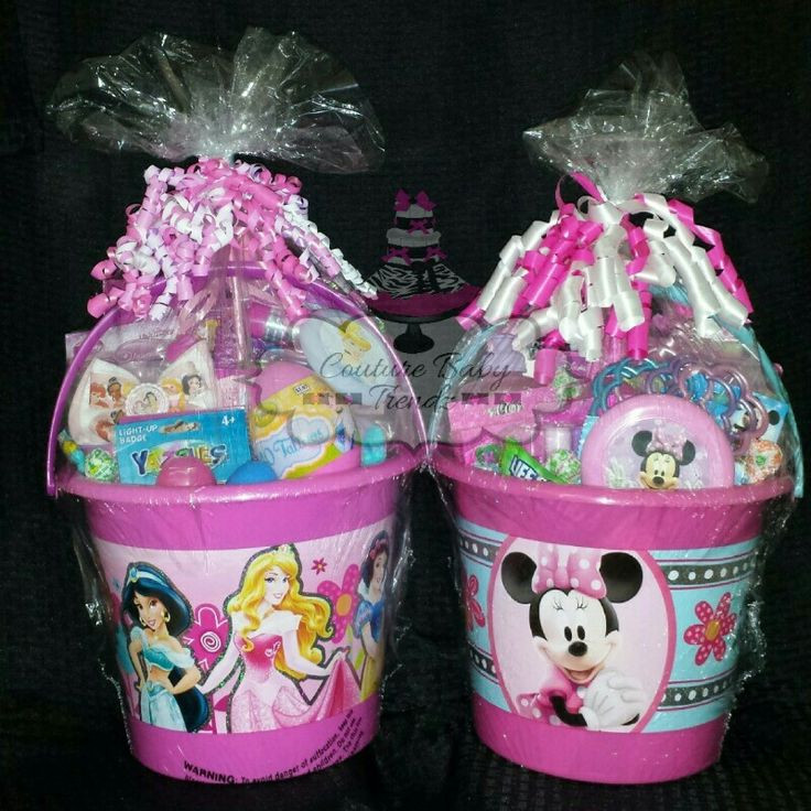 Disney Easter Basket Ideas
 Disney Princess and Minnie mouse Easter baskets