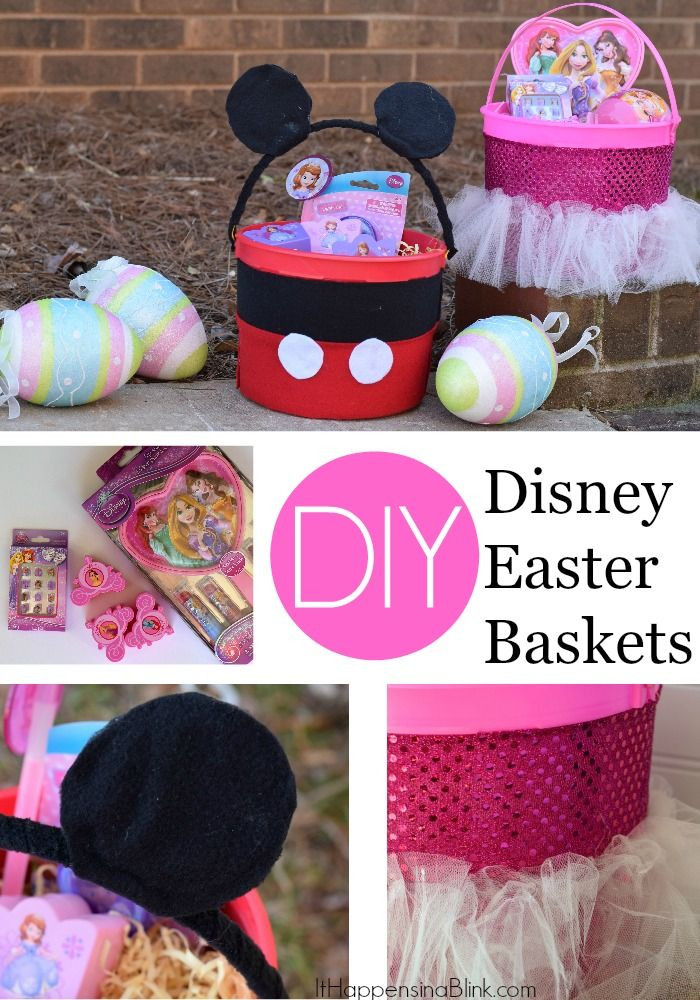 Disney Easter Basket Ideas
 DIY Disney Easter Baskets