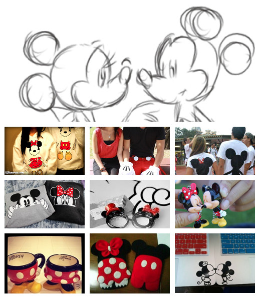 Disney Gift Ideas For Girlfriend
 Minnie and Mickey cute couple stuff