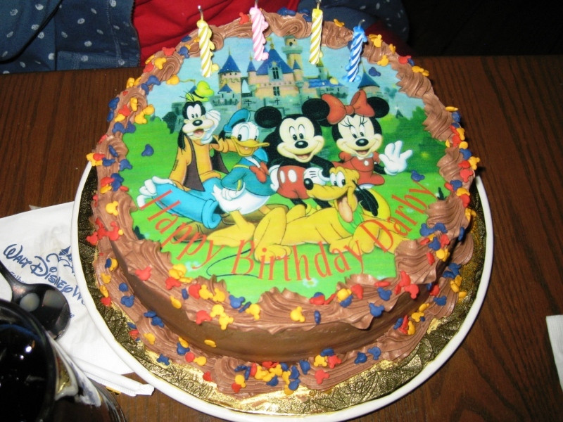 Disney World Birthday Cakes
 Disneyland Birthday Cakes