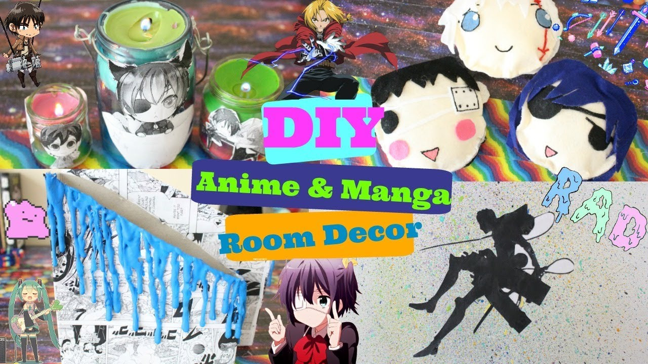 DIY Anime Decor
 DIY Anime & Manga Room Decor How To Make Anime & Manga