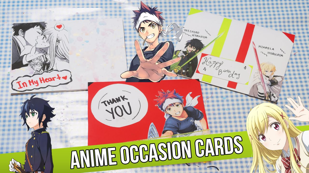 DIY Anime Decor
 Anime Decorations DIY Anime Occasion Cards