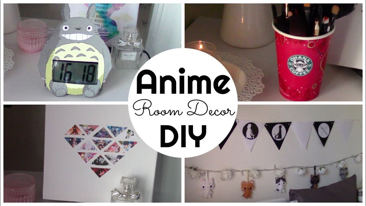 DIY Anime Decor
 Anime inspired Room Decor DIY ITA Chibiistheway
