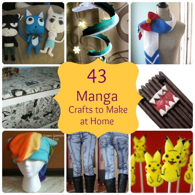 DIY Anime Decor
 Big DIY Ideas — 43 Simple Anime & Manga Crafts to Make at Home