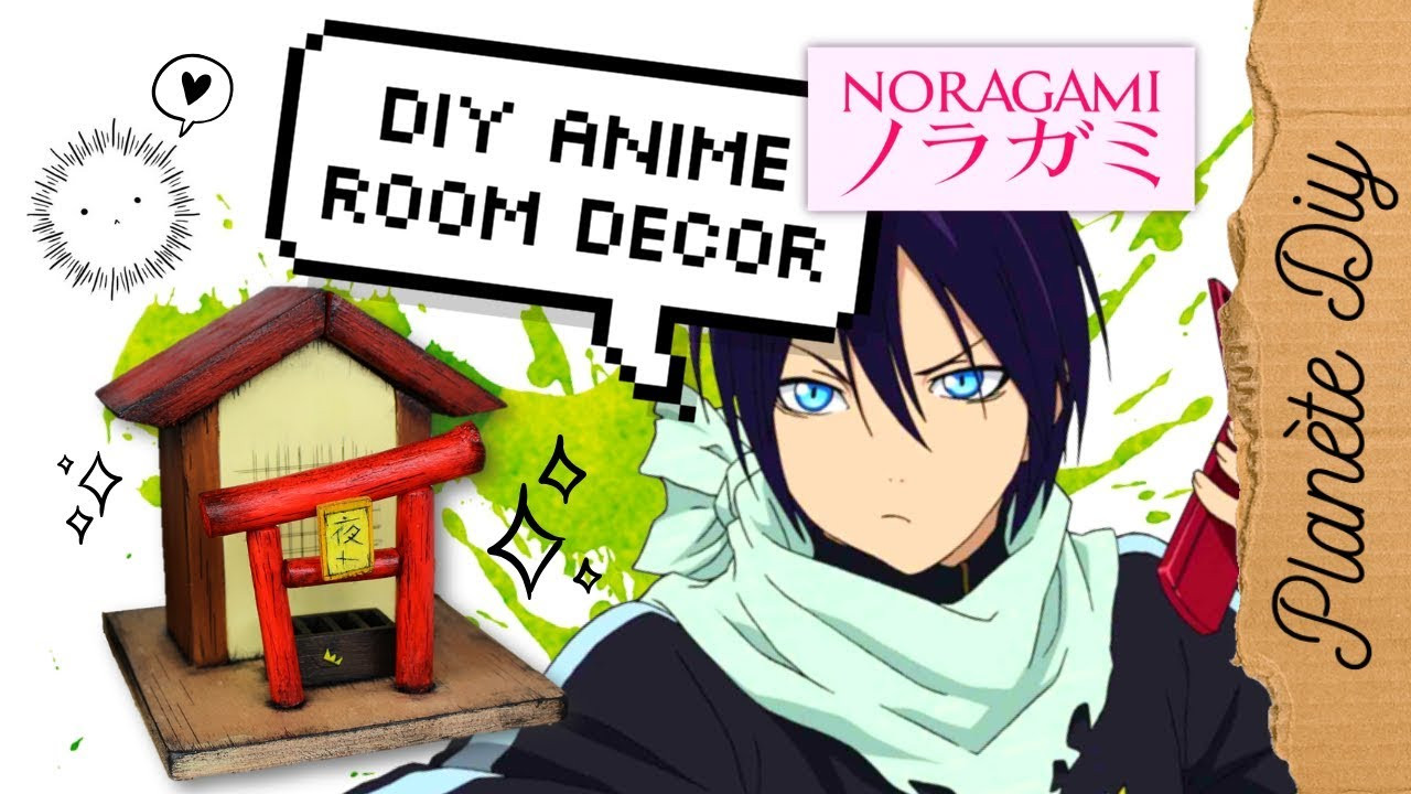 DIY Anime Decor
 DIY Anime – Yato’s shrine temple Noragami Prop fan
