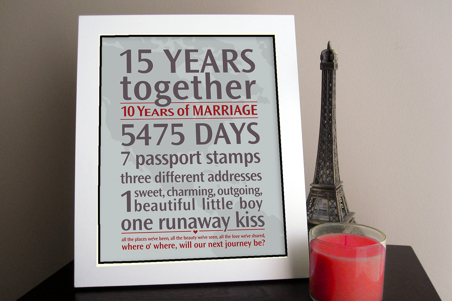 Diy Anniversary Gift Ideas For Parents
 DIY Personalized Wedding Anniversary Gift by