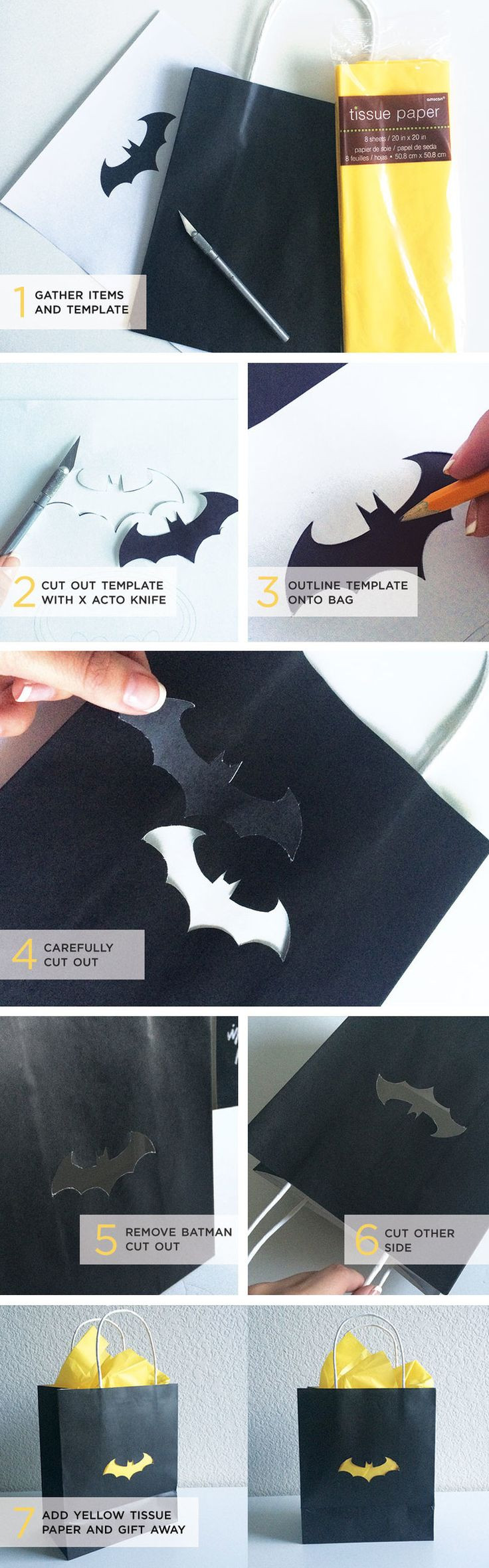 DIY Batman Gifts
 DIY Batman Gift Bag