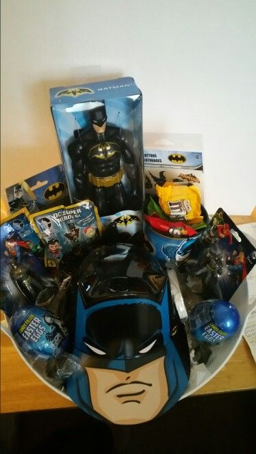 DIY Batman Gifts
 Batman diy easter basket Easter crafts