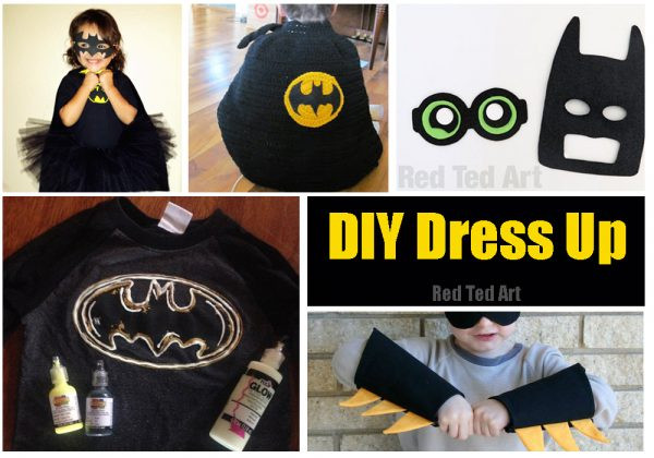 DIY Batman Gifts
 Easy Batman DIY Ideas Red Ted Art s Blog