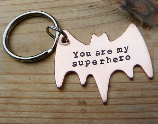 DIY Batman Gifts
 Gifts for Him "You Are My Superhero" Batman Symbol
