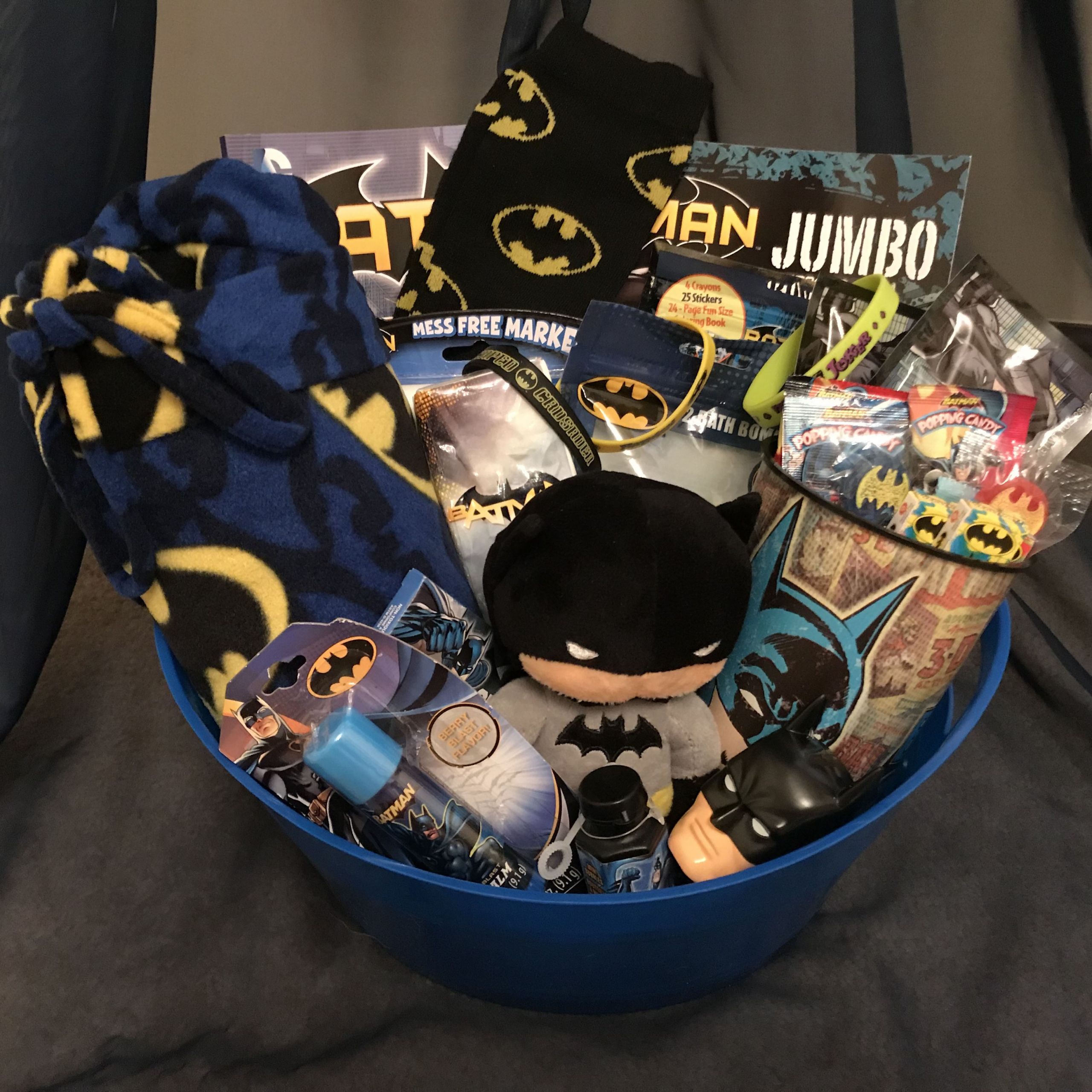 DIY Batman Gifts
 Batman Gift Basket