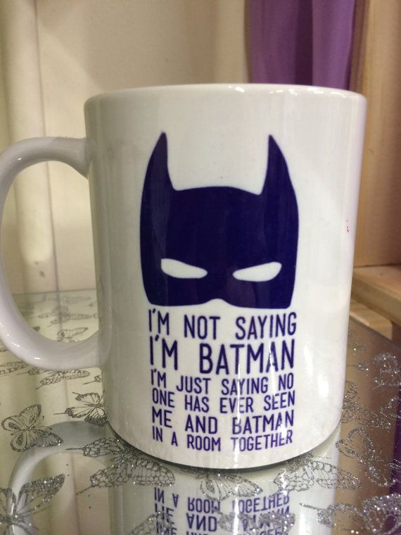 DIY Batman Gifts
 Batman Mug Ceramic Mug Funny Quirky Novelty by
