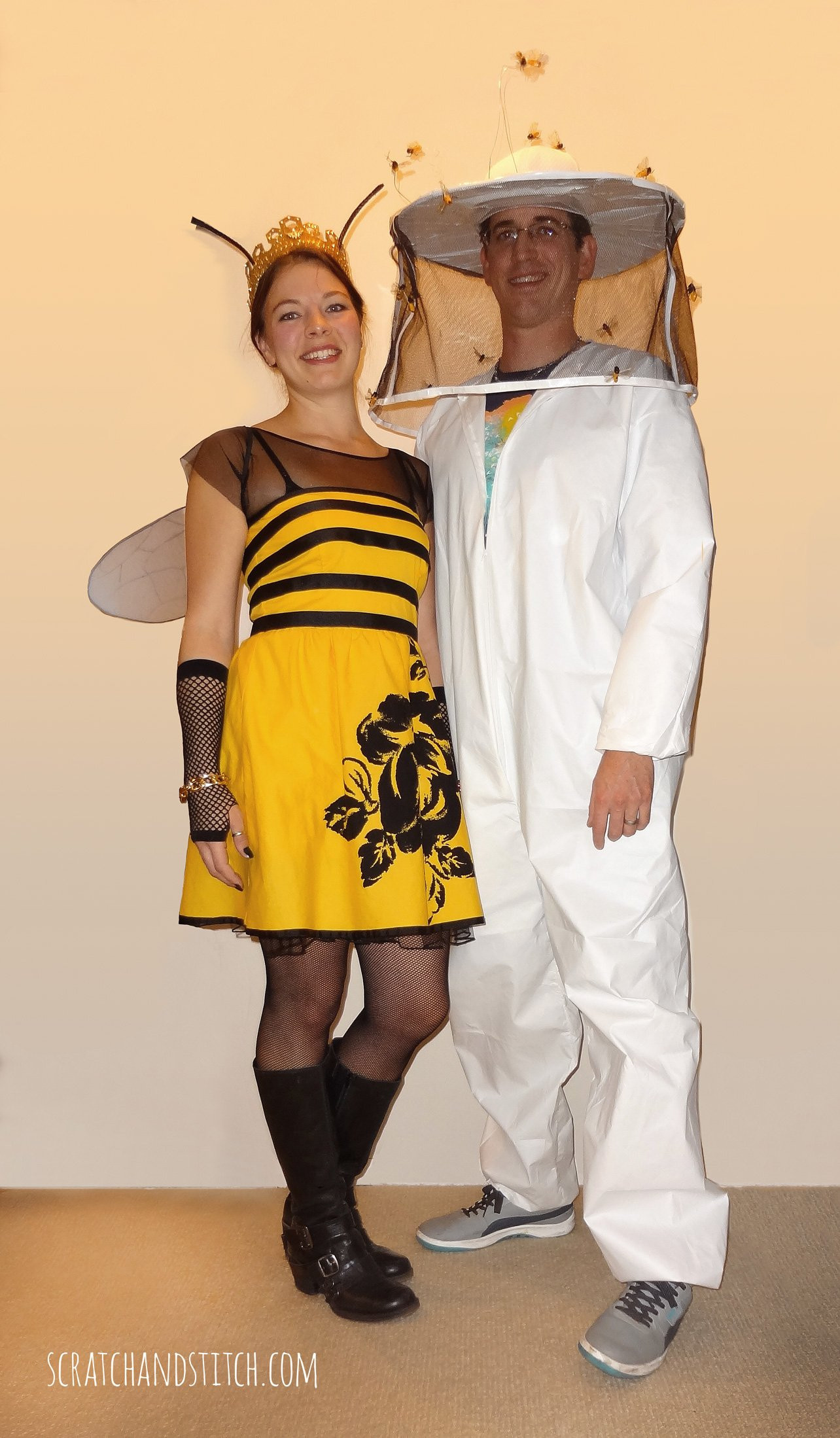 DIY Bee Costume For Adults
 Queen Bee Costume & Beekeeper Costume