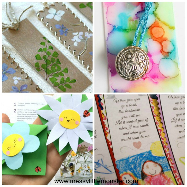 DIY Bookmarks For Kids
 Gifts for Mom from Kids – homemade t ideas that kids