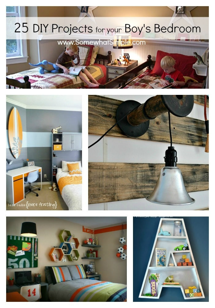 DIY Boy Room Decor Pinterest
 DIY Boy Bedroom Projects 25 Ideas That Your Boy Will