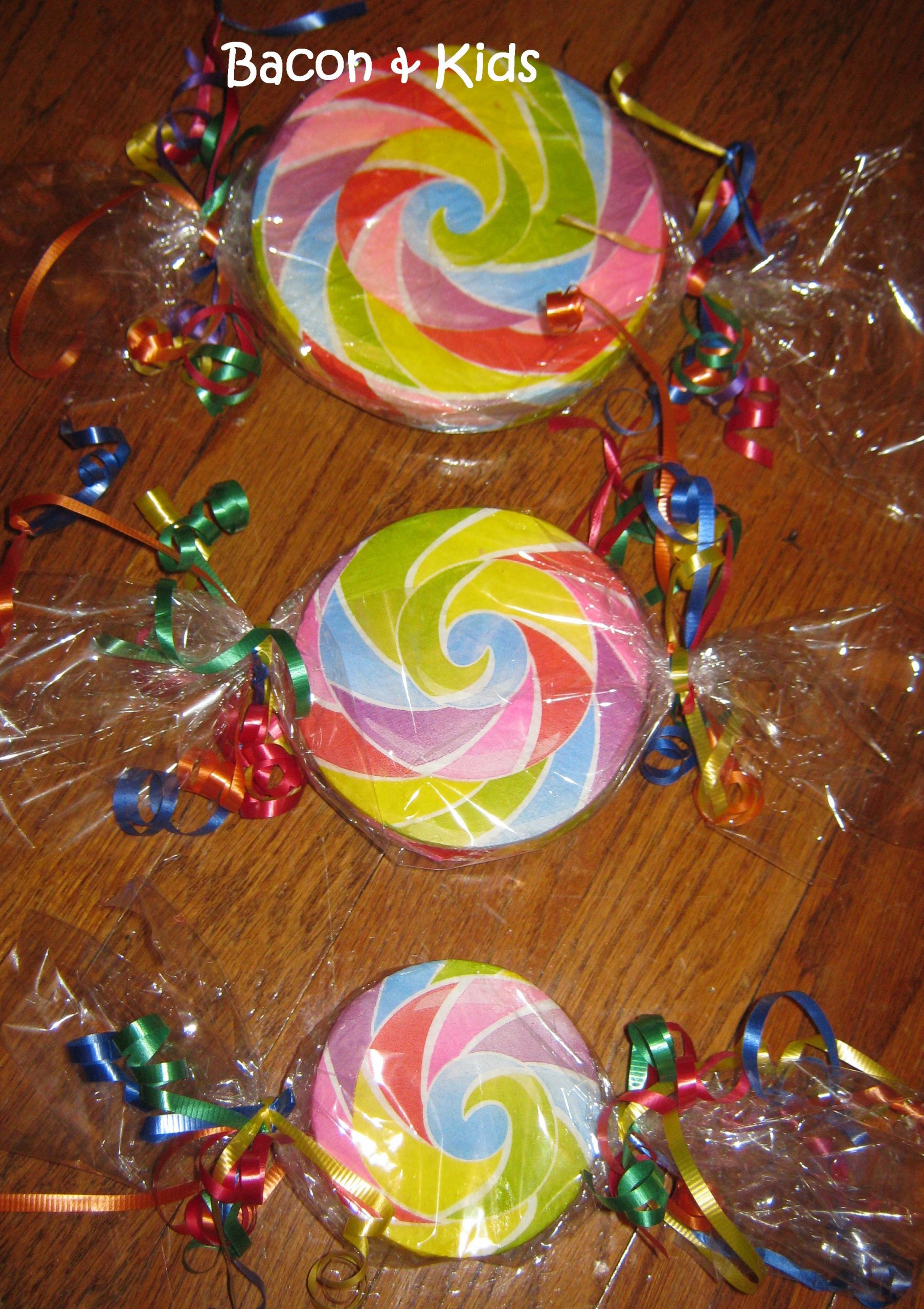 DIY Candy Decorations
 homemade party decorations