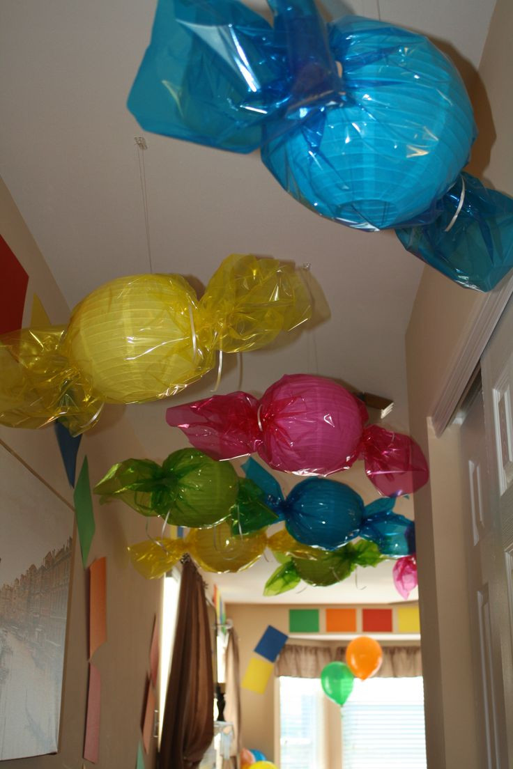 DIY Candy Decorations
 Me and my Big Ideas Candyland Birthday Ideas