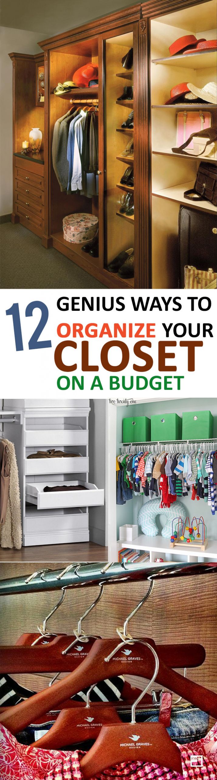 DIY Closet Organization Ideas On A Budget
 12 Genius Ways to Organize Your Closet on a Bud
