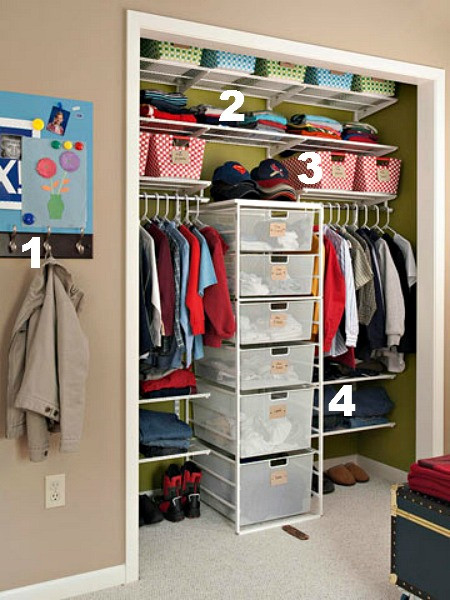 DIY Closet Organization Ideas On A Budget
 Home Sweet Home on a Bud Organizing Kids’ Closets