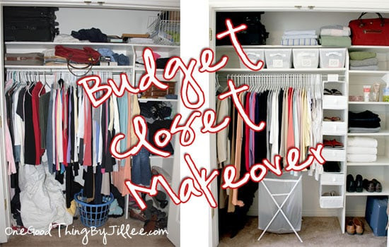 DIY Closet Organization Ideas On A Budget
 My Bud Closet Makeover e Good Thing by Jillee