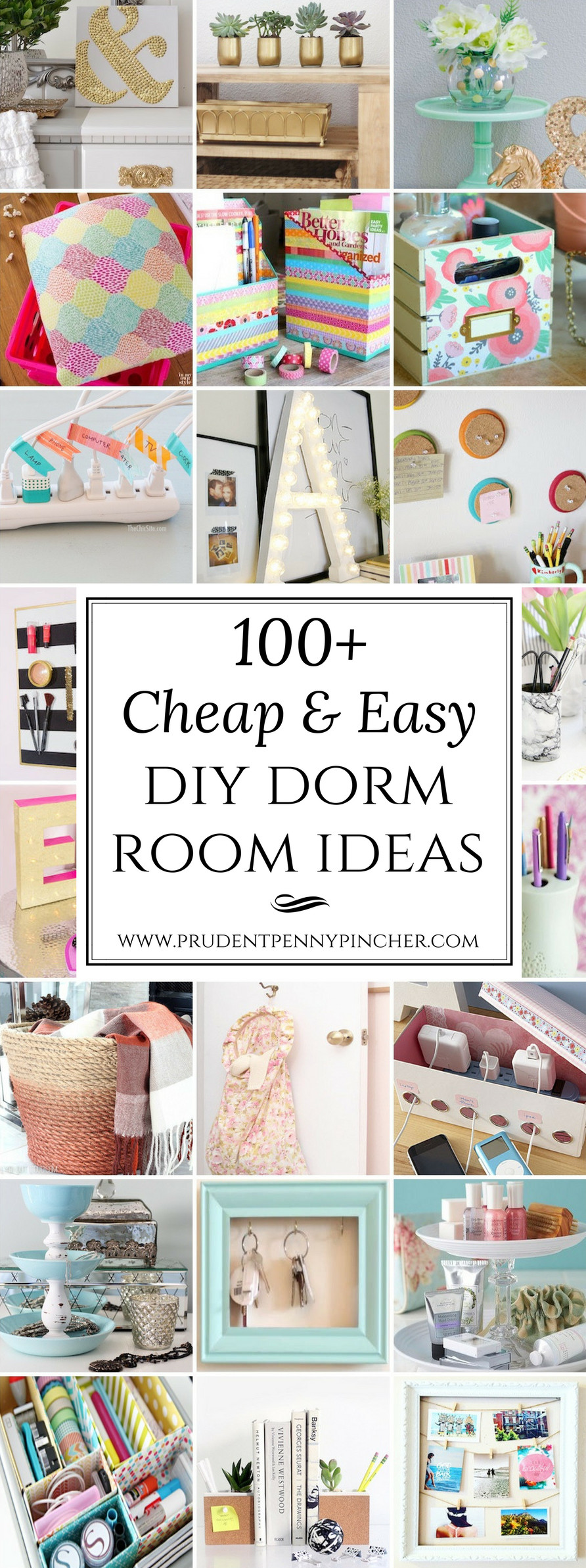 DIY College Dorm Decor
 100 Cheap and Easy Dorm Room DIY Ideas Artsy♡