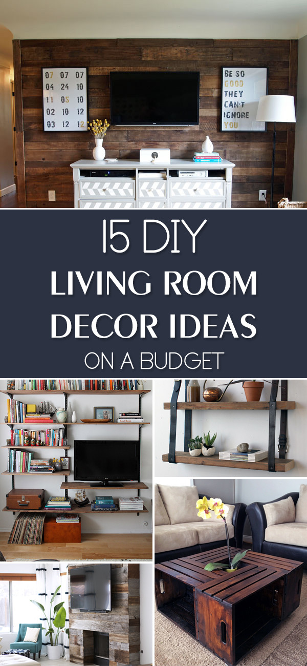 DIY Decorating Ideas For Living Rooms
 15 DIY Living Room Decor Ideas A Bud