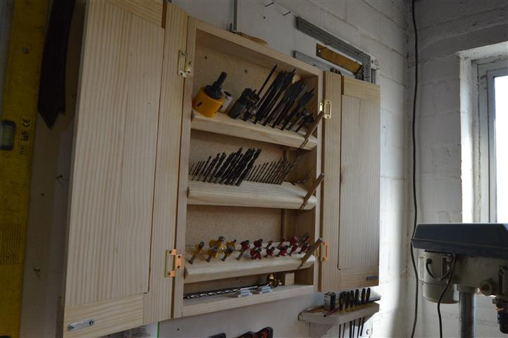 DIY Drill Bit Organizer
 Flip Tray Drill Bit Organizer And Storage Cabinet