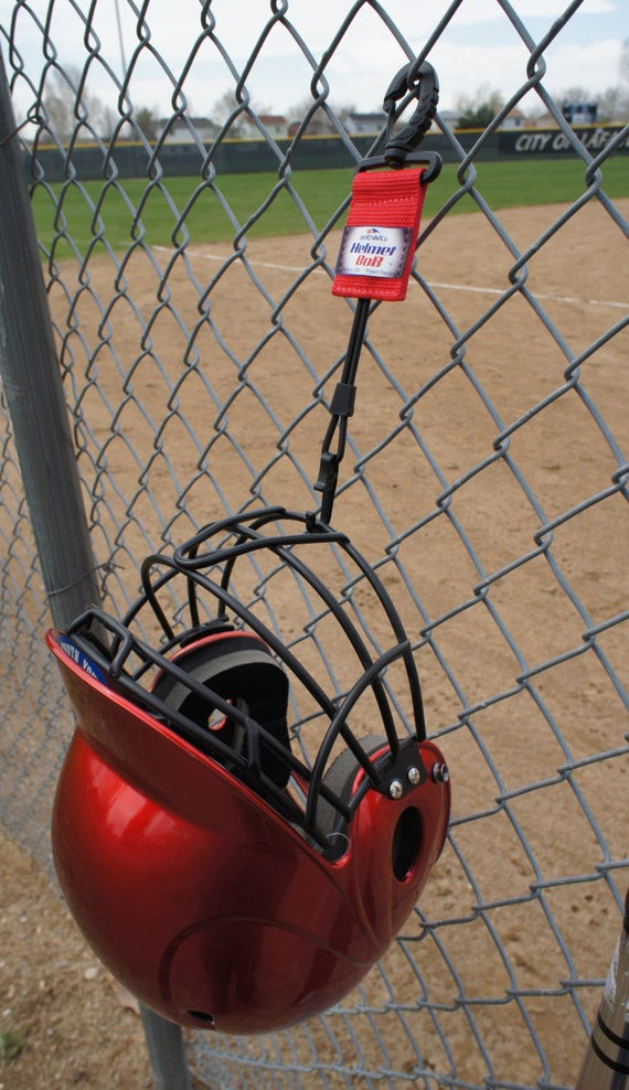 DIY Dugout Organizer
 Baseball Helmet Holder Dugout Organizer for Baseball Softball