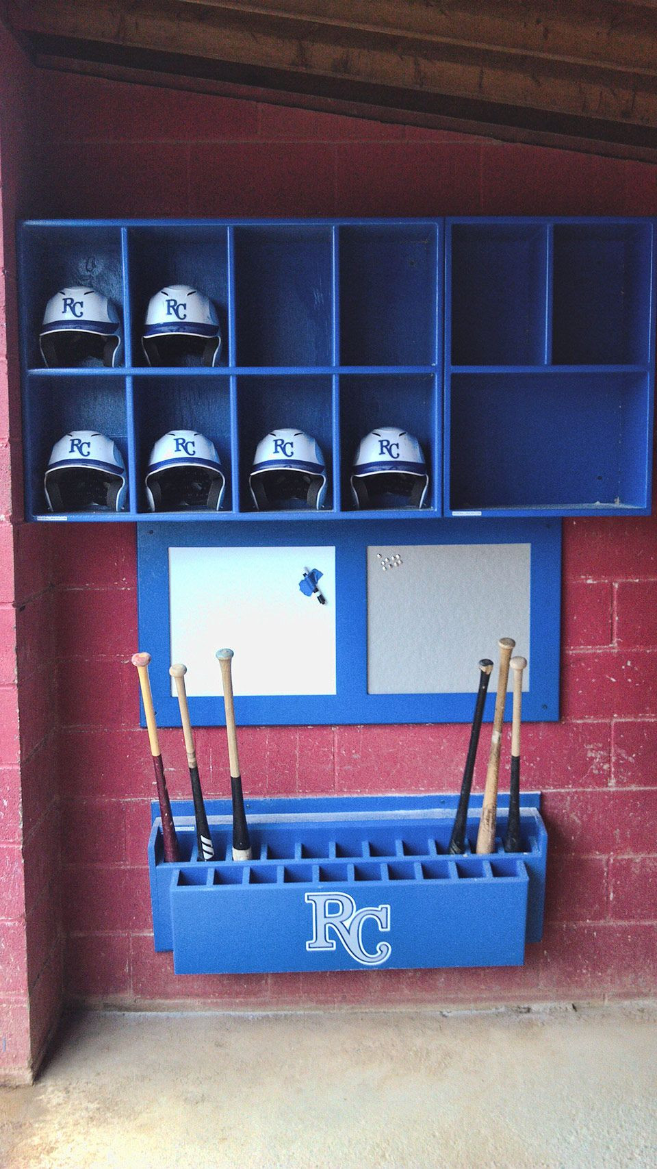 DIY Dugout Organizer
 how to build a batting helmet rack Google Search