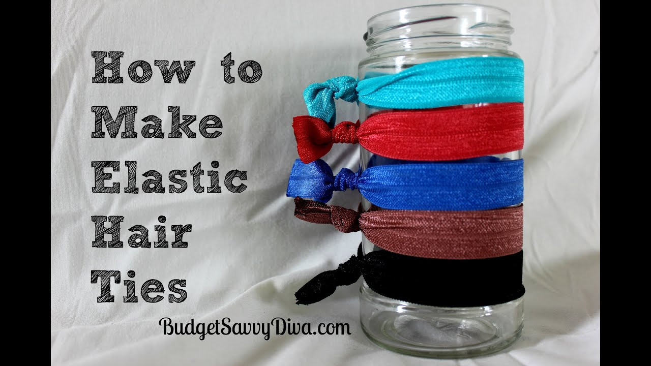 DIY Elastic Hair Ties
 DIY Elastic Hair Ties
