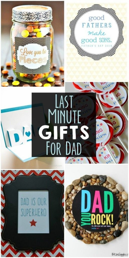 DIY Father'S Day Gifts For Husband
 Last Minute Gifts for Dad Stuff