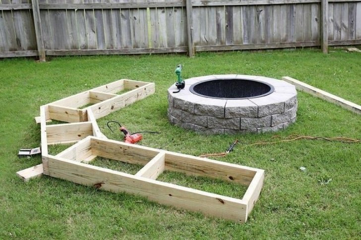 Diy Fire Pit Bench
 Diy Circle Bench Around Your Fire Pit