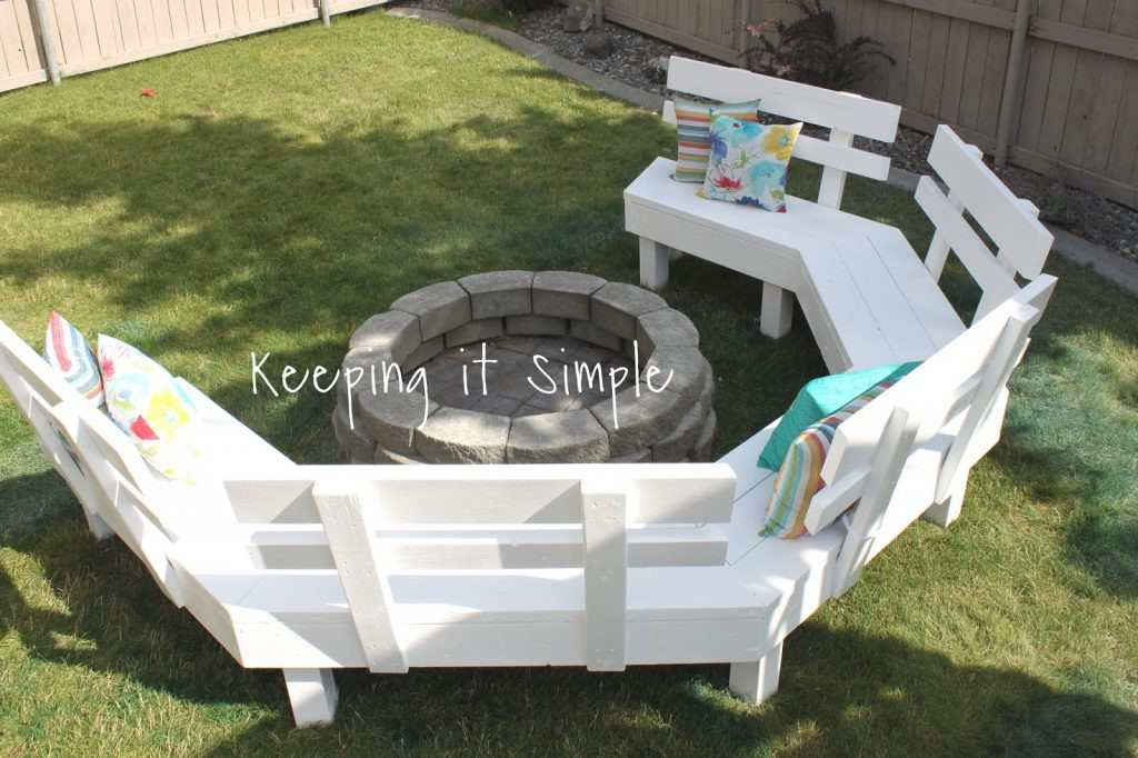 Diy Fire Pit Bench
 DIY Fire Pit Bench with Step by Step Insructions • Keeping