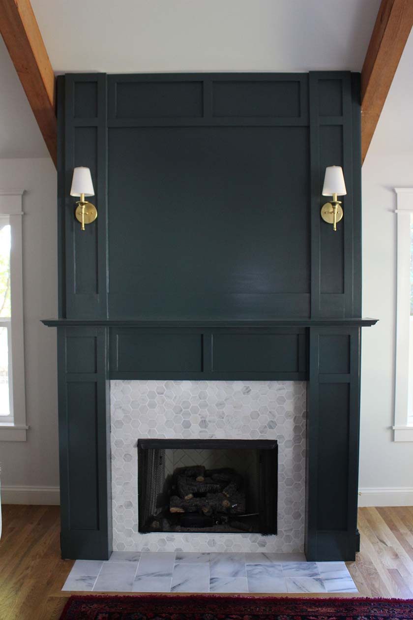 DIY Fireplace Surround Plans
 DIY Faux Fireplace Surround