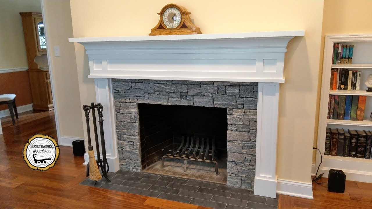 DIY Fireplace Surround Plans
 Woodworking DIY Fireplace Mantel Surround How To Part