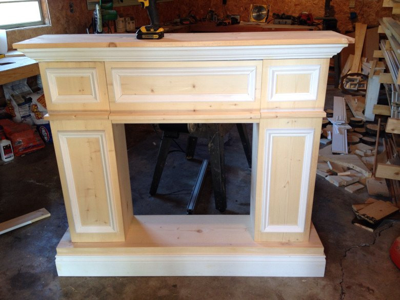 DIY Fireplace Surround Plans
 Fake It Til You Make It A Faux Fireplace