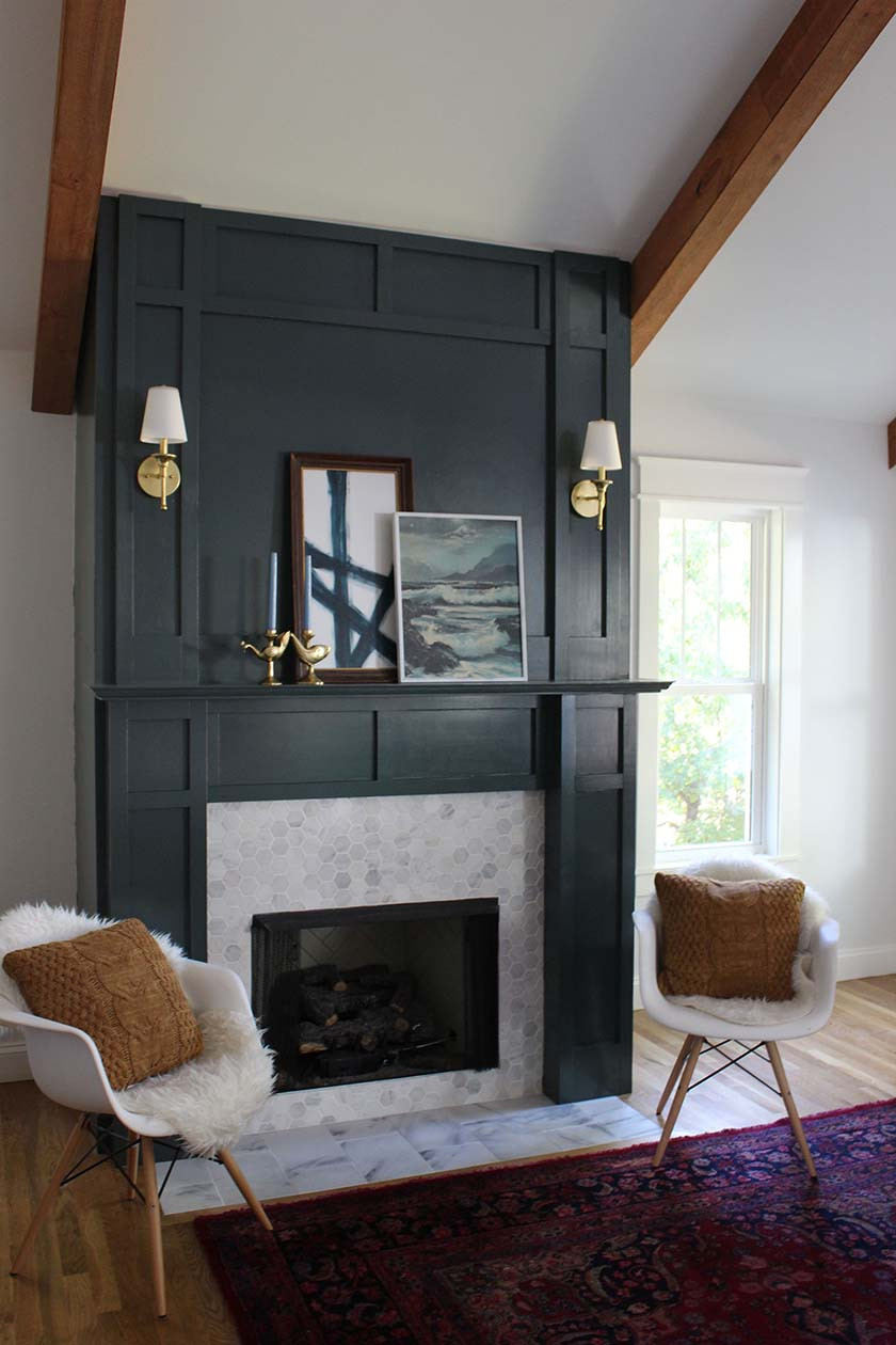 DIY Fireplace Surround Plans
 DIY Faux Fireplace Surround