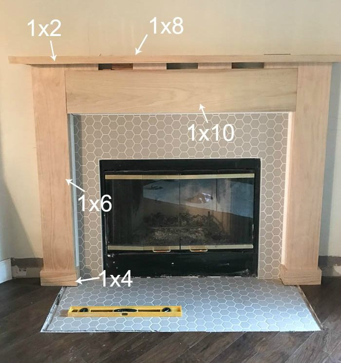 DIY Fireplace Surround Plans
 Fireplace Makeover How to build a Fireplace Mantel and