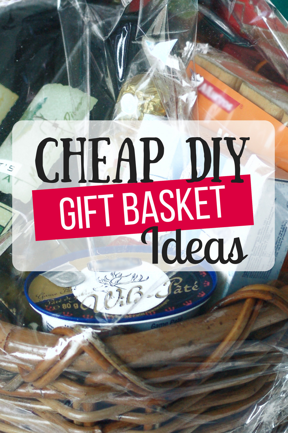 DIY Gift Baskets Ideas For Christmas
 Cheap DIY Gift Baskets The Busy Bud er