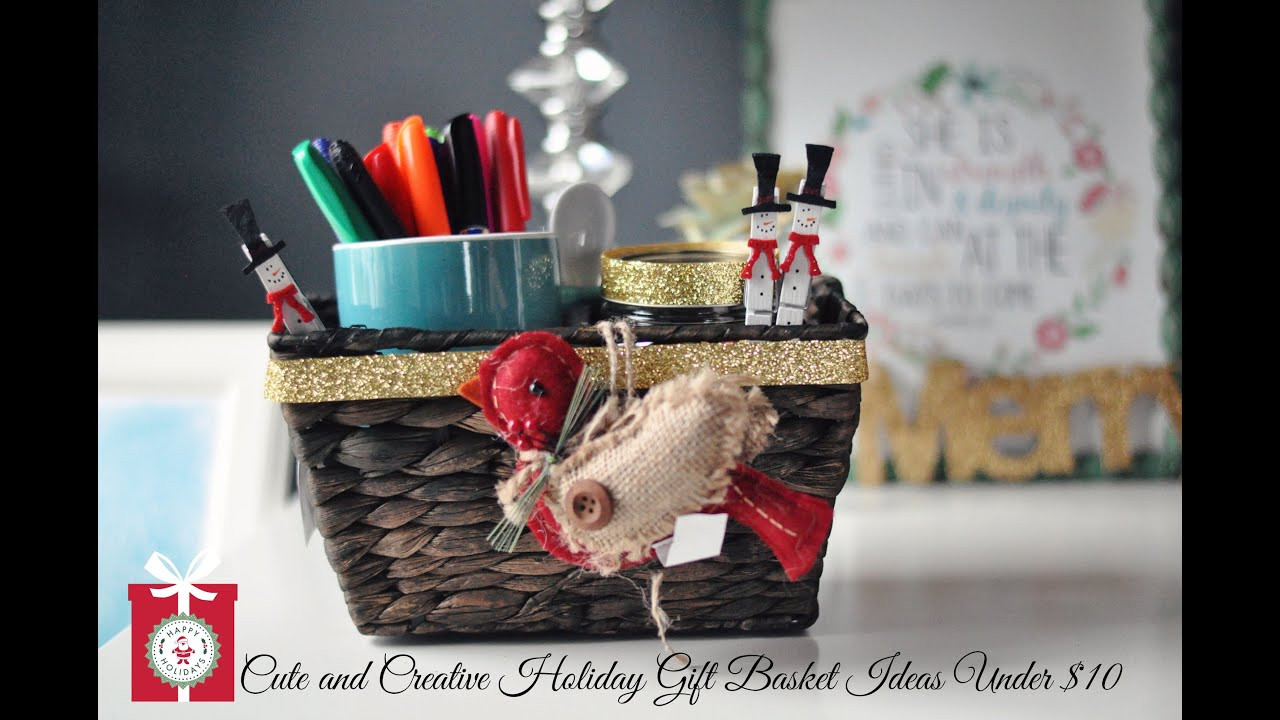 DIY Gift Baskets Ideas For Christmas
 DIY Christmas Gifts Cute & Creative Holiday Gift Baskets
