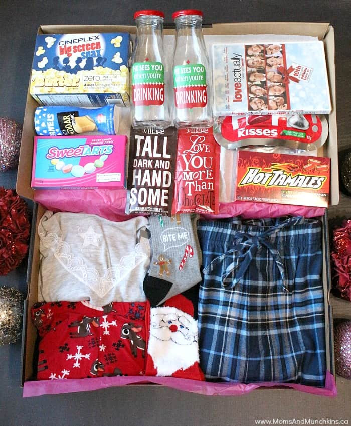 DIY Gift Box For Boyfriend
 Date Night Before Christmas Box Moms & Munchkins