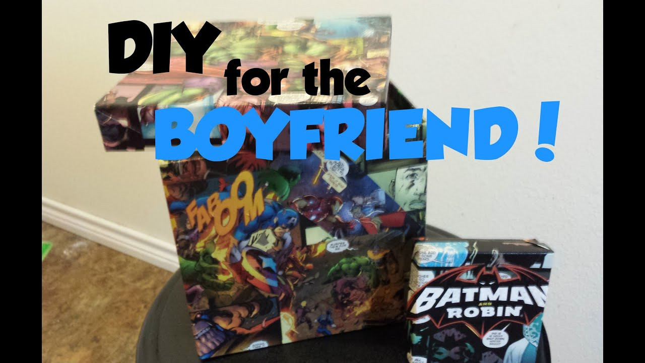 DIY Gift Box For Boyfriend
 DIY ic Book Gift Box for the boyfriend