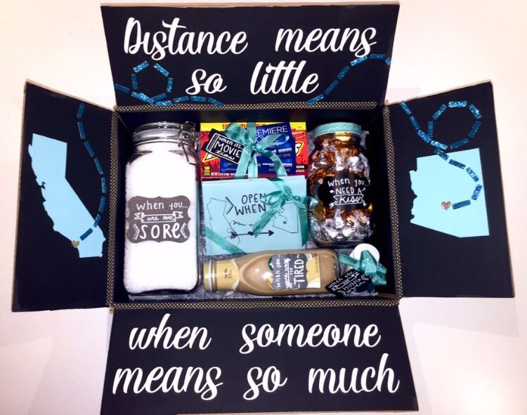 DIY Gift Box For Boyfriend
 long distance relationship box … Mom s 80th