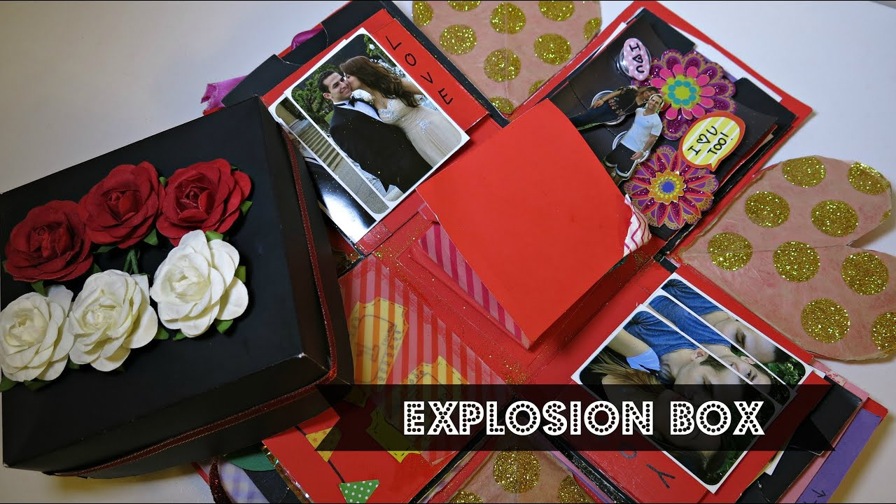 DIY Gift Box For Boyfriend
 DIY Explosion Box Anniversary Gift for BF