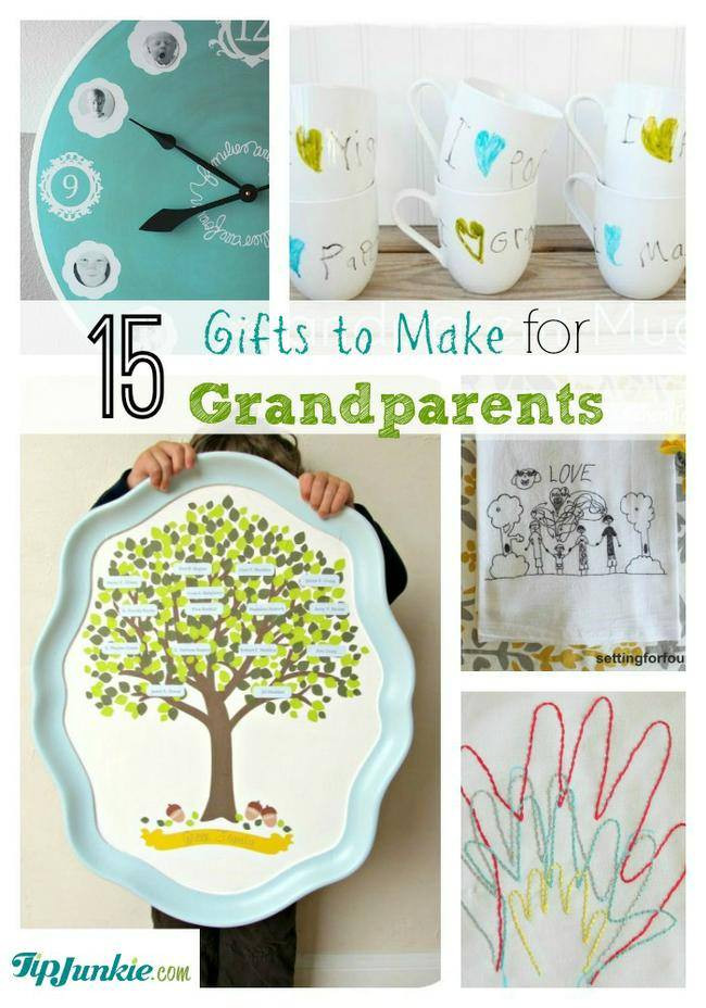 DIY Gift Ideas For Grandparents
 15 Thoughtful Gifts to Make for Grandparents – Tip Junkie