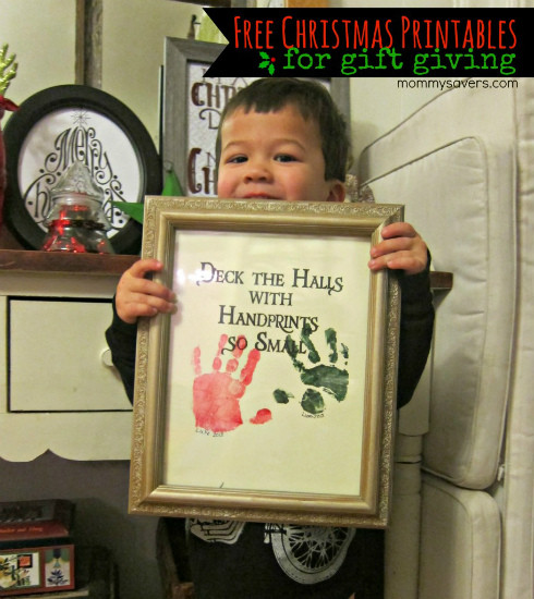 DIY Gift Ideas For Grandparents
 Handprint Picture Homemade Christmas Gifts The Happy