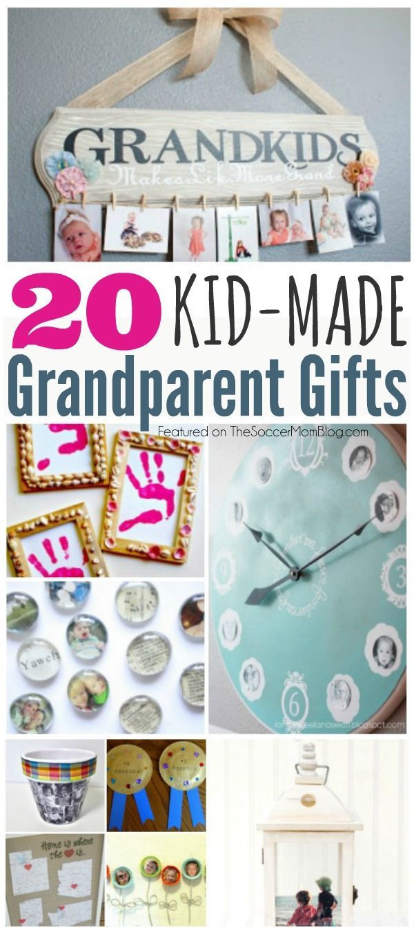 DIY Gift Ideas For Grandparents
 20 Kid Made Grandparent Gifts They ll Treasure Forever