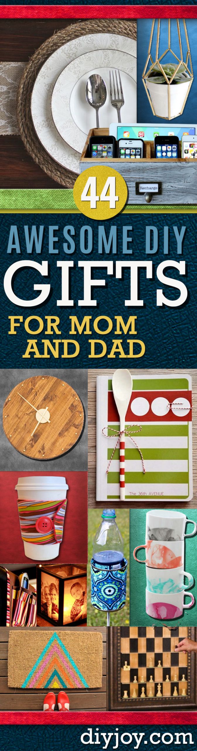 DIY Gifts For Your Mom
 Awesome DIY Gift Ideas Mom and Dad Will Love